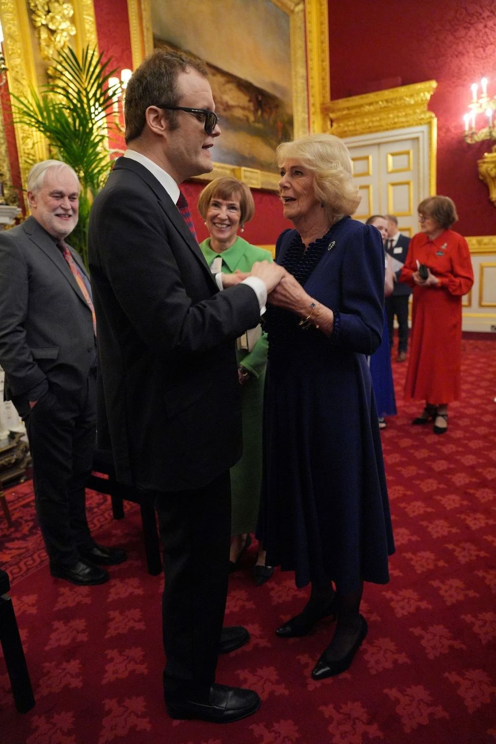 Derek Paravicini and Queen Camilla