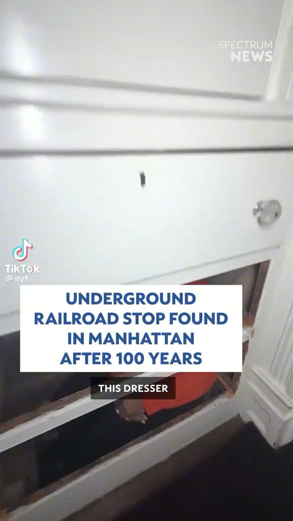Underground Railroad stop was newly discovered in Manhattan- the first one in 100 years!