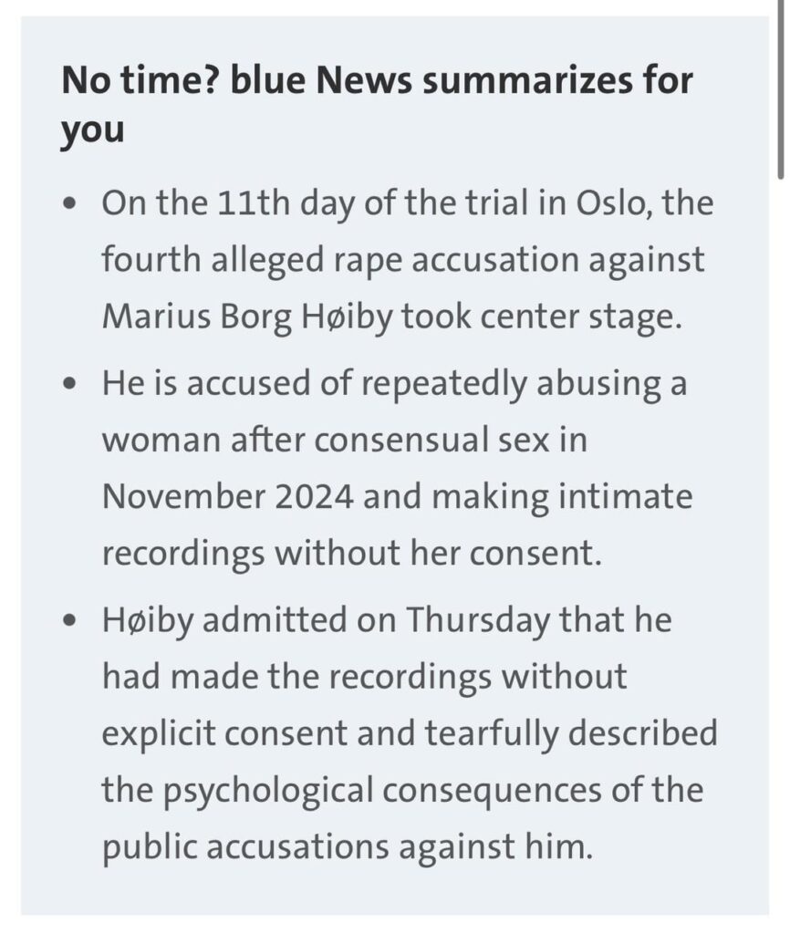 Marius Borg Høiby cries on the stand, calls himself ‘Norway's most hated man’