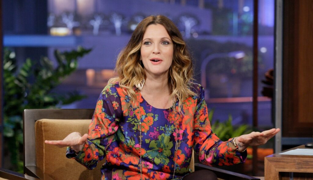Drew Barrymore Lets Mile High Club Secret Slip on Her Show