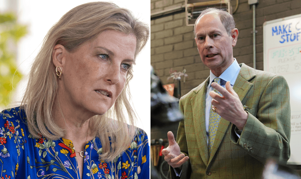 Duchess of Edinburgh and Prince Edward