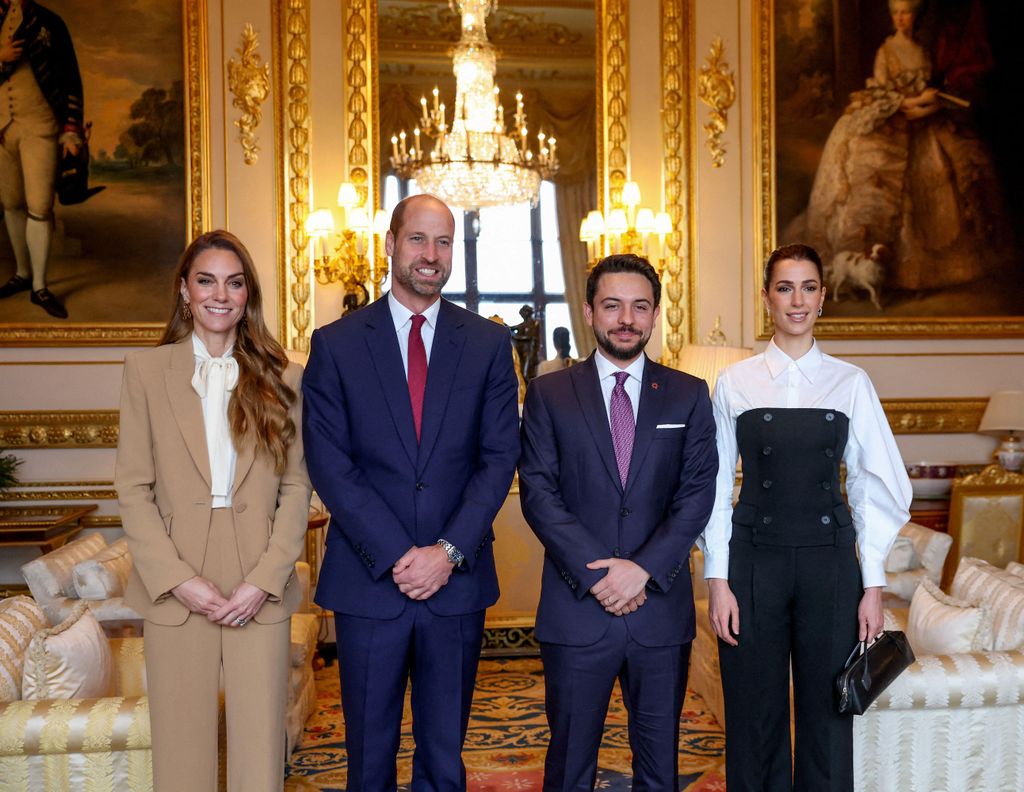 The Prince and Princess of Wales reunited with Jordan's Crown Prince and Princess Rajwa in October 2025