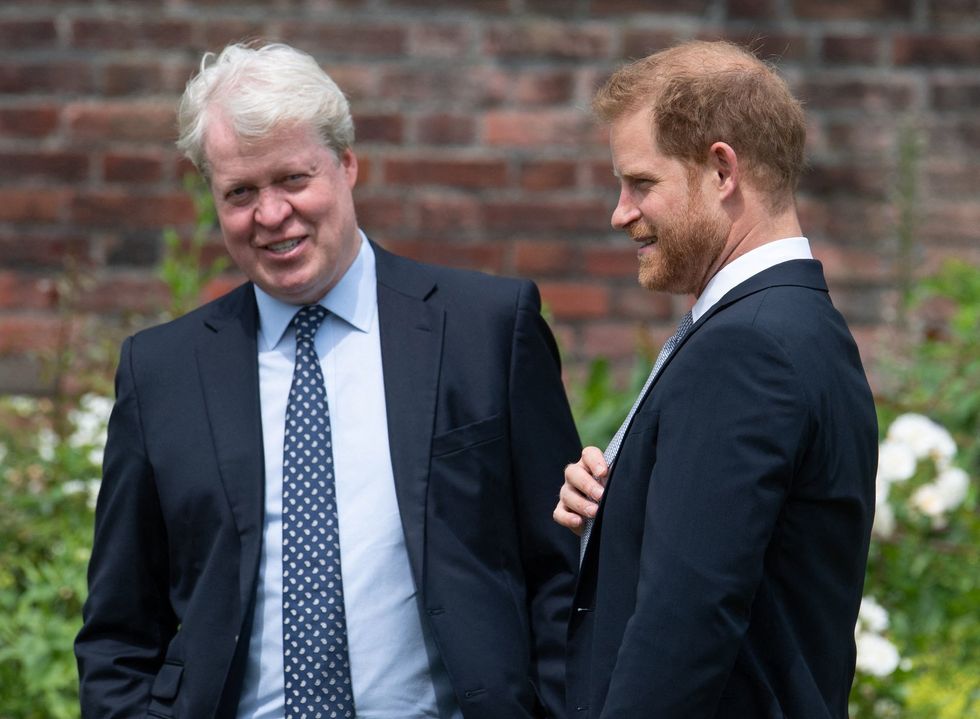Earl Spencer and Prince Harry