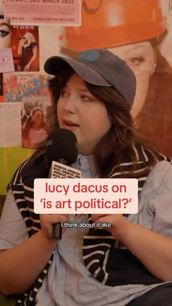 Lucy Dacus: “Everything's political… And when people say, ‘my art's not political’, I'm like, there you have just made a political statement. That is innately wrong, but at least we know what you care about. Which is yourself.”