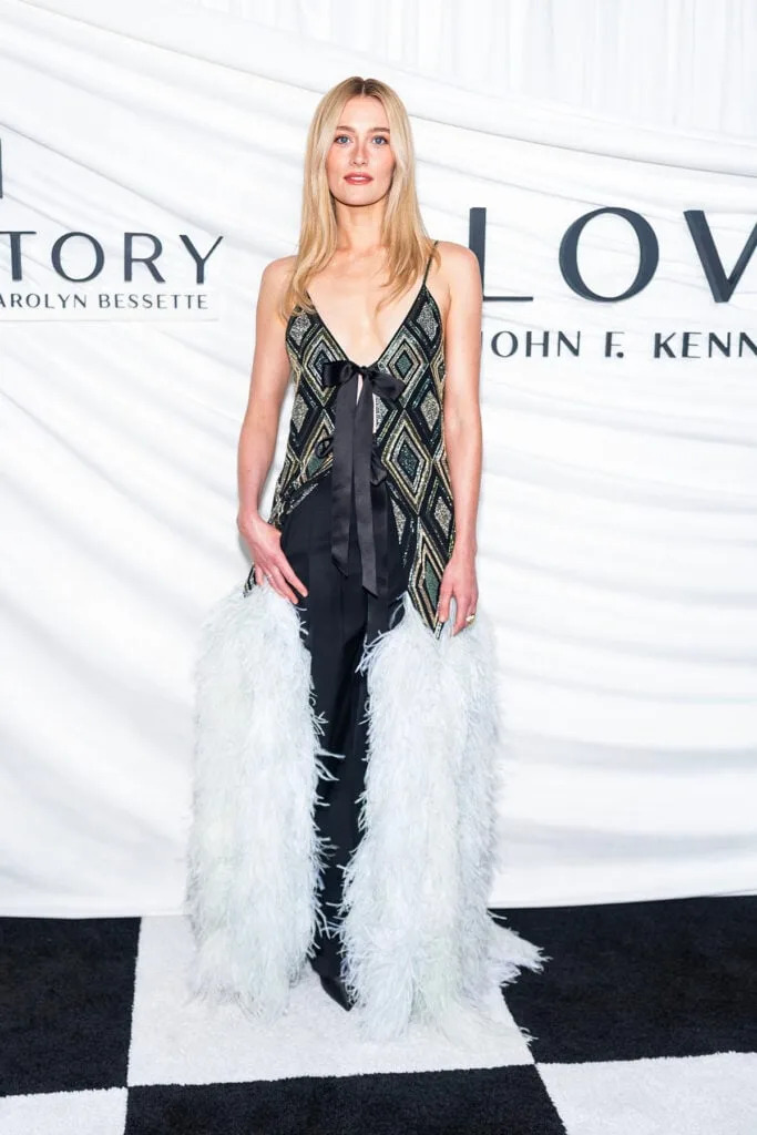 Sarah Pidgeon attends FX's "Love Story" New York Premiere, Sarah Pidgeon, Chanel ambassador, Chanel Pre-Fall 2026, Chanel High Jewelry, Flying Cloud collection, COCO CRUSH, Jimmy Choo Love pumps, Love Story premiere