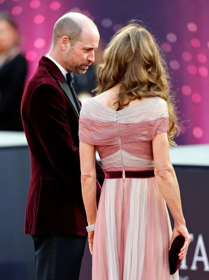 Prince William and Kate Middleton at the BAFTAs Getty