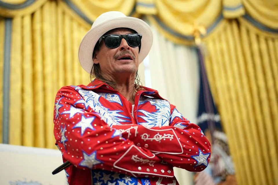Conservative advocacy group Turning Point USA is hosting an alternate ‘All-American Halftime Show’ featuring Kid Rock (Getty Images)