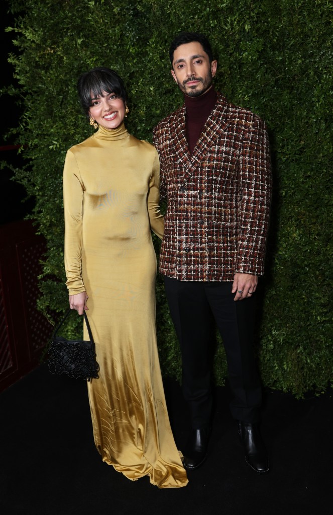 Fatima Farheen Mirza and Riz Ahmed attend the 2026 Charles Finch and Chanel pre-BAFTA Party.