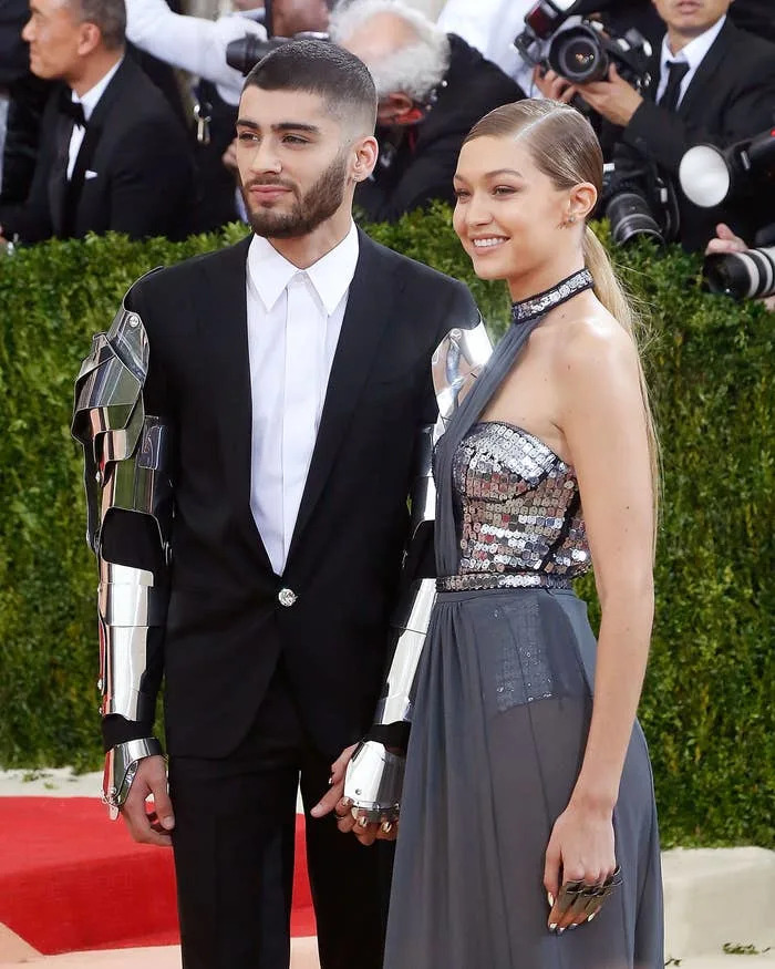 Zayn and Gigi Hadid at an event