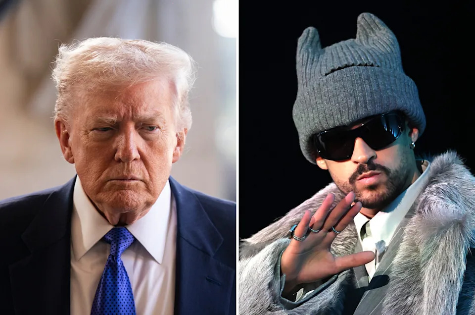 Republicans from President Trump down have slammed Bad Bunny’s selection as the performer, given the Puerto Rican superstar’s past criticisms of the administration and its immigration agenda (Getty)