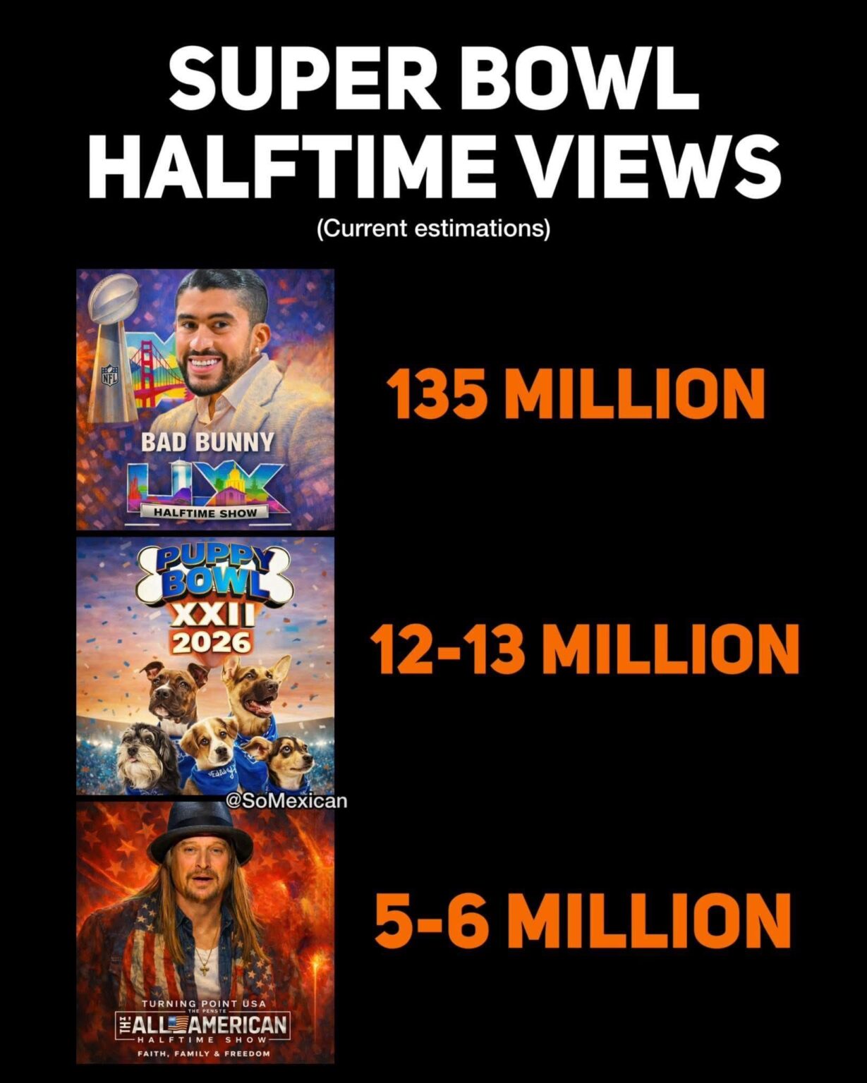 Benito Bowl vs Puppy Bowl vs Lip Sync Bowl