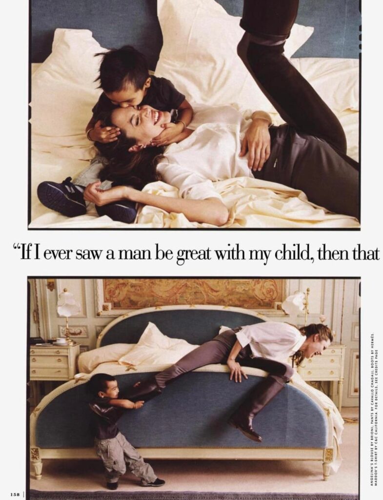 Angelina & Maddox in Vanity Fair, 2005