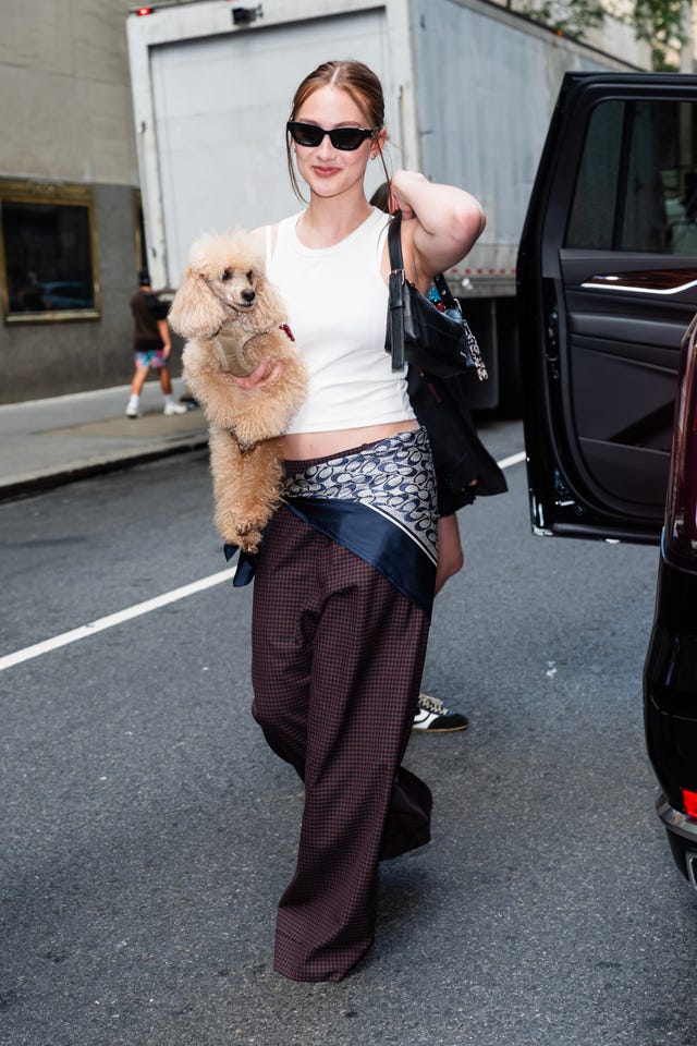 new york, new york july 15: lola tung is seen in midtown on july 15, 2025 in new york city. (photo by thestewartofny/gc images)