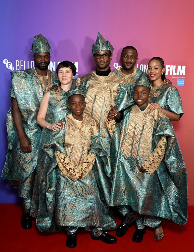 Sopé Dirisu, Rachel Dargarvel, Godwin Egbo, Akinola Davies Jr., Wale Davies, Chibuike Marvellous Egbo and Funmbi Ogunbanwo attend a screening during the London Film Festival last October.
