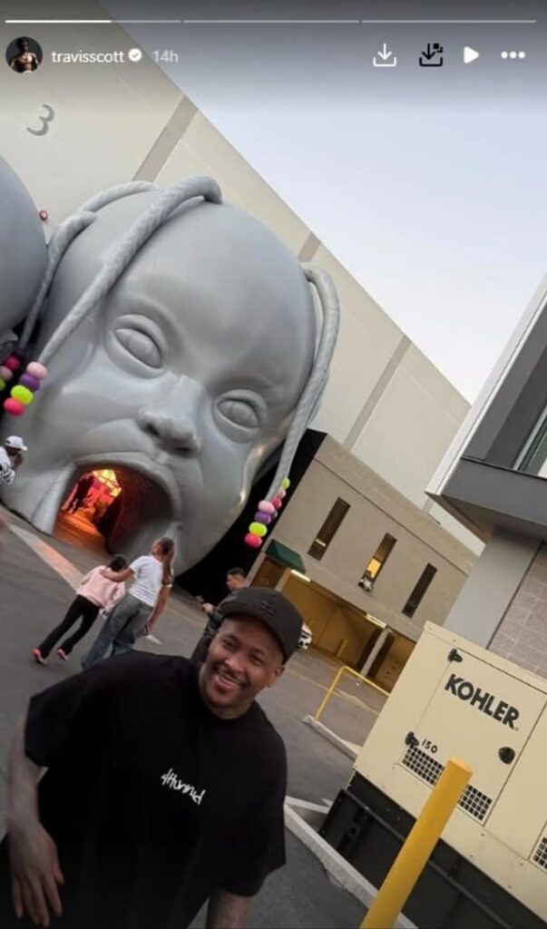 Travis Scott and Kylie Jenner throw another Astroworld-themed birthday party for their kids. 4 years ago 10 young people died in the Astroworld crowd crush.