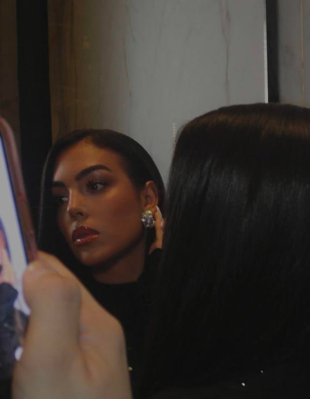 Georgina Rodríguez at the 2025 Globe Soccer Awards held on December 28, 2025, in Dubai, UAE.