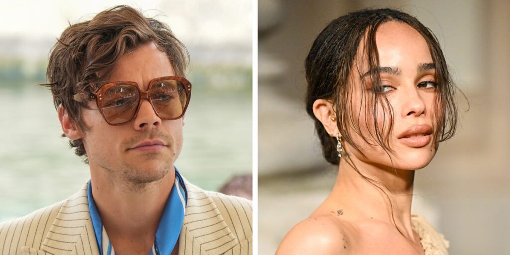 Harry Styles and Zoë Kravitz Seen in Venice Beach Ahead of the Grammys