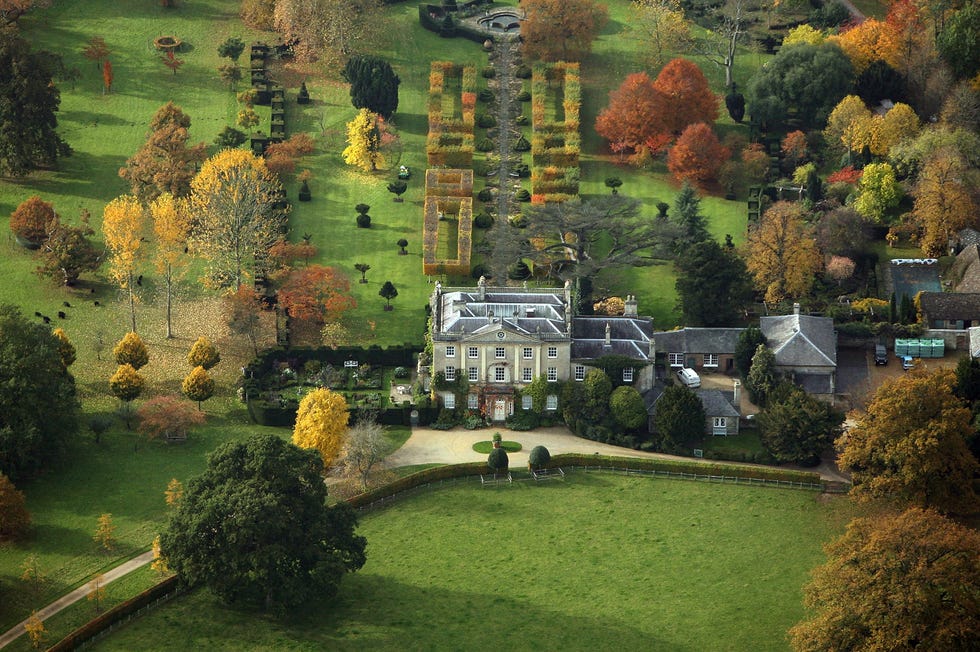 tetbury, united kingdom november 01: leaves on trees can be seen changing colour in the gardens of highgrove house near tetbury, the private residence of prince charles, prince of wales since 1980, on november 1 2007 in gloucestershire, england. tree experts claim that the very wet summer and drier autumn has meant 2007 is one of the most spectacular autumns of recent times. (photo by matt cardy/getty images)