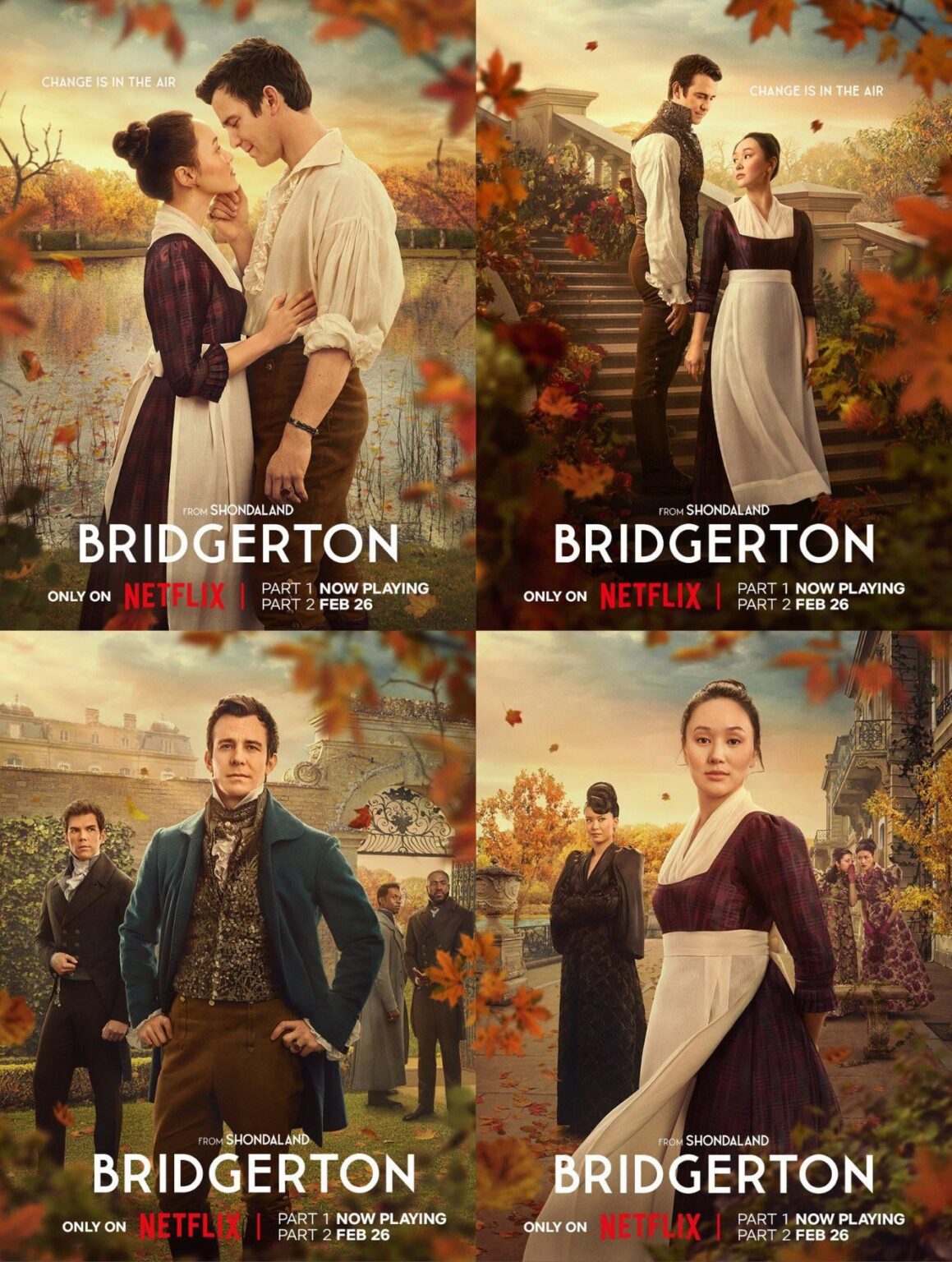 Bridgerton Season 4 Part 2 premieres on Netflix in a week!