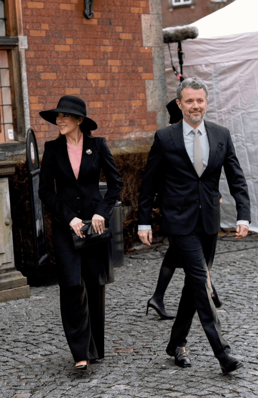 Queen Mary and King Frederik at Holmens Church Copenhagen