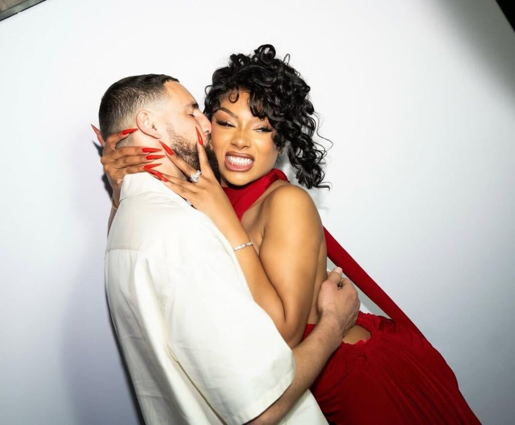 Megan Thee Stallion and Klay Thompson on Instagram