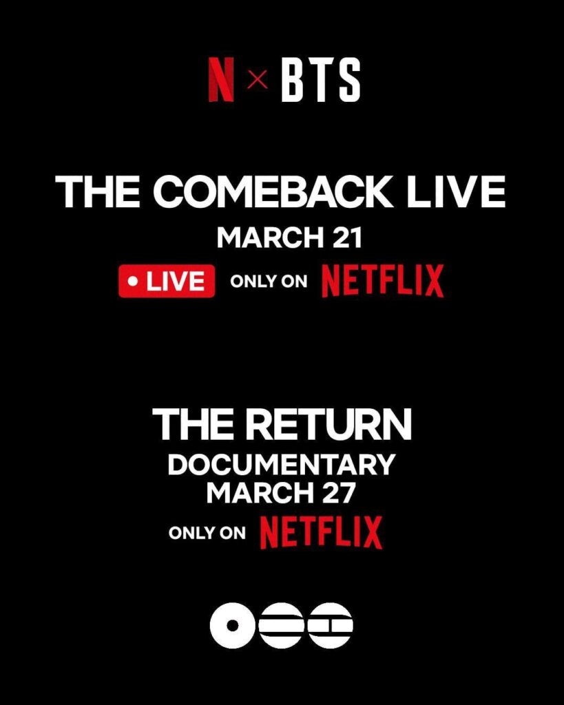 BTS to have their comeback on Netflix at the historic Gwanghwamun Square in Seoul