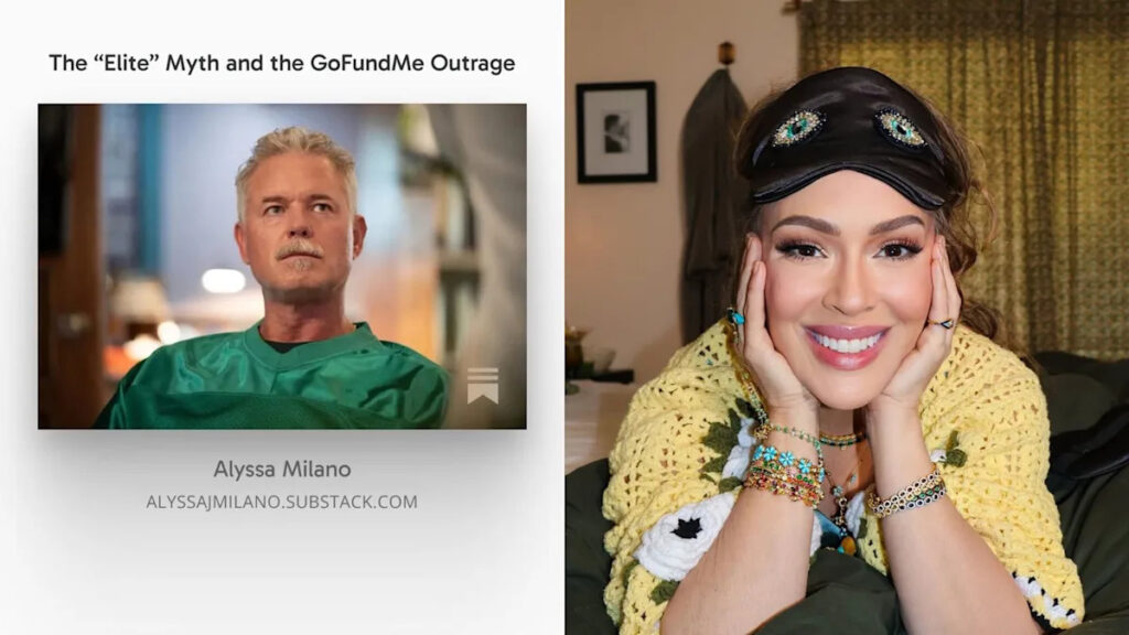 Alyssa Milano says most actors are not rich and outrage over celebrity GoFundMe misses the bigger picture Yahoo creators home