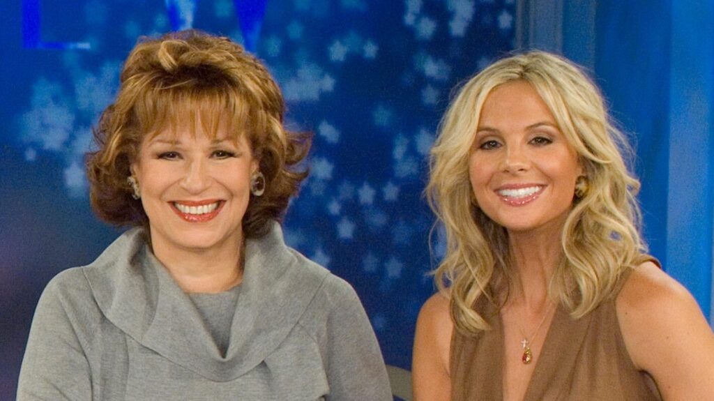 Joy Behar and Elisabeth Hasselbeck