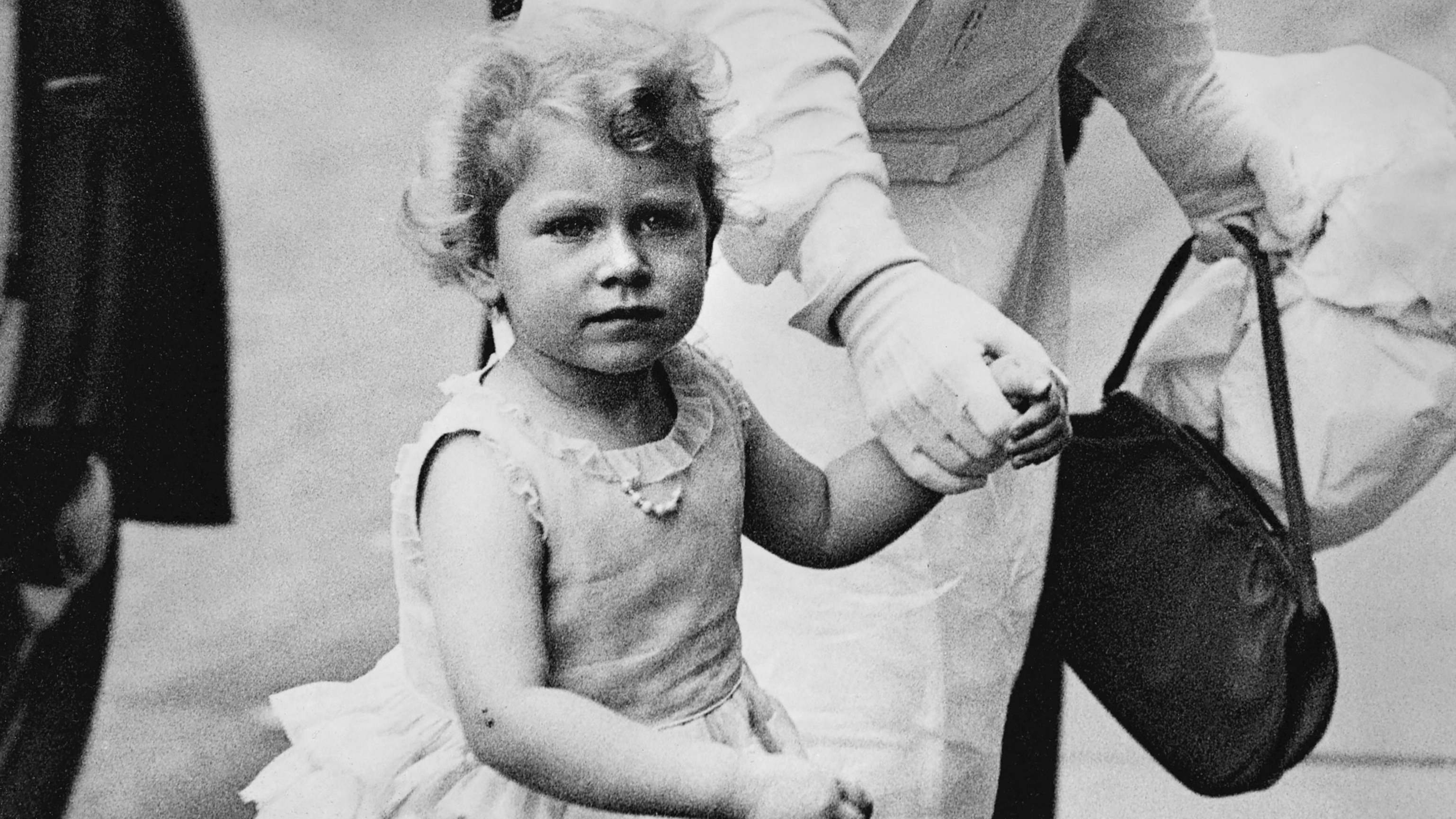 Picture taken on 1929 showing Princess Elizabeth, the future Queen Elizabeth II, at the age of three