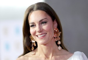 LONDON, ENGLAND - FEBRUARY 19: Catherine, Princess of Wales attends the EE BAFTA Film Awards 2023 at The Royal Festival Hall on February 19, 2023 in London, England. The Prince of Wales, President of the British Academy of Film and Television Arts (BAFTA), and The Princess will attend the Awards ceremony before meeting category winners and EE Rising Star Award nominees. (Photo by Chris Jackson/Getty Images)