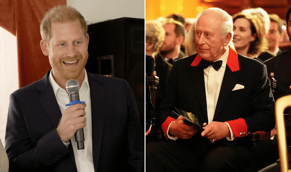 King Charles and Prince Harry