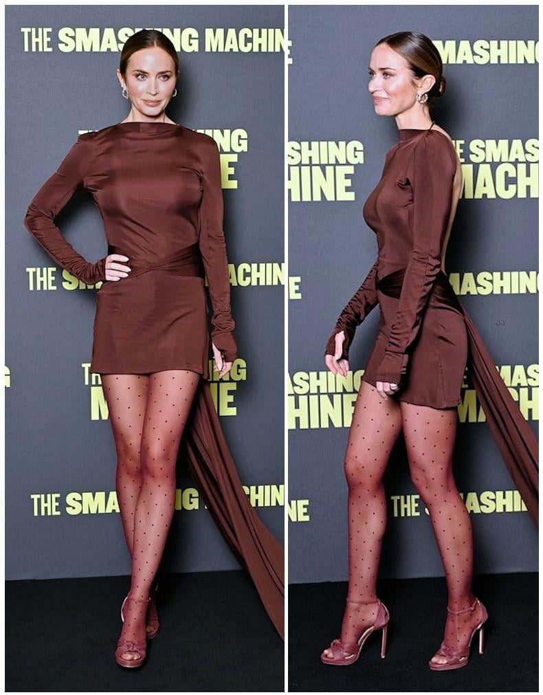 Emily Blunt, at “The Smashing Machine” premiere (NYC, 2025) Emily Blunt, at "The Smashing Machine" premiere (NYC, 2025)