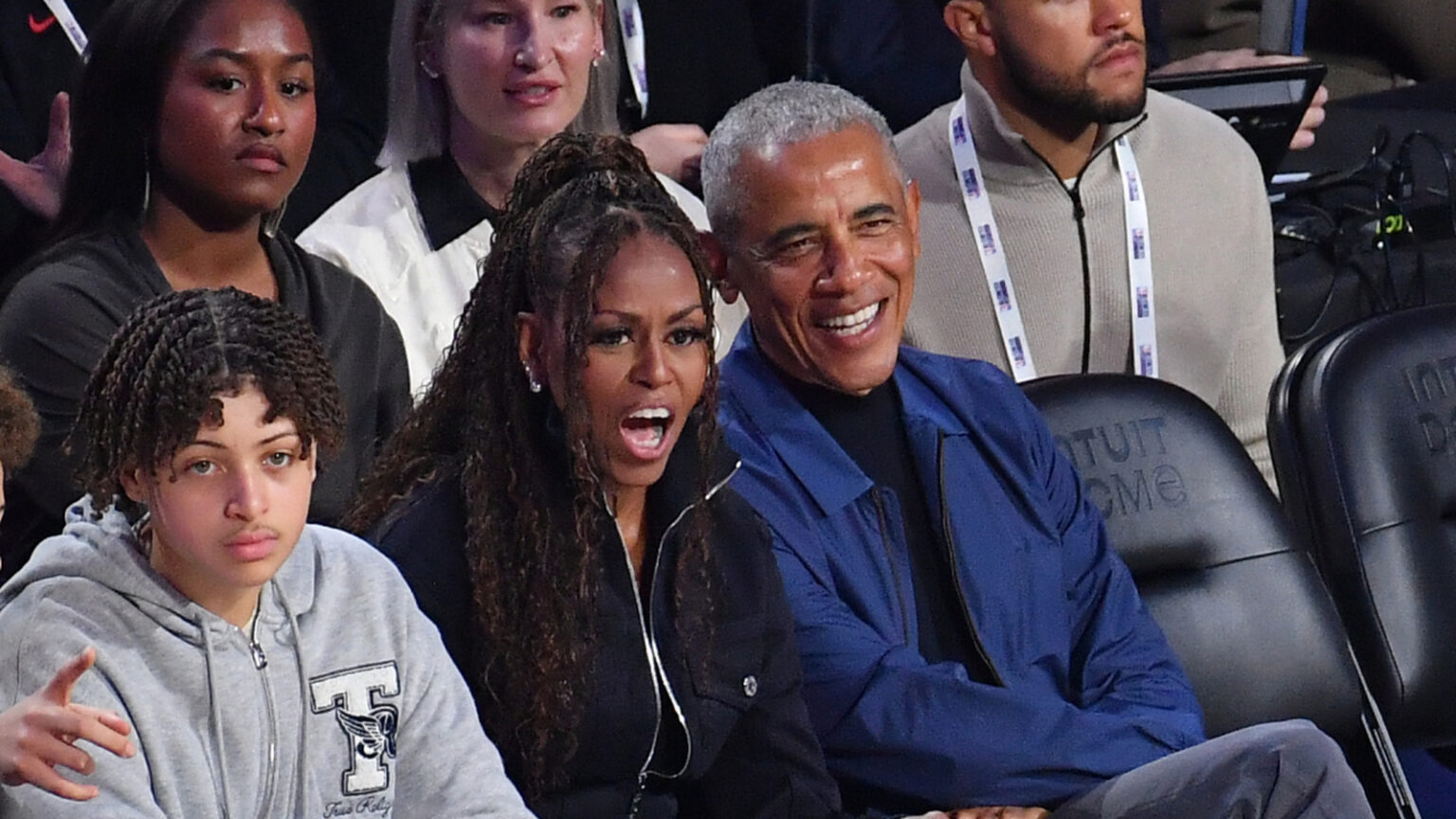 Barack & Michelle Obama's Photo Op With A Sports Icon Was Overshadowed By Ozempic Chatter