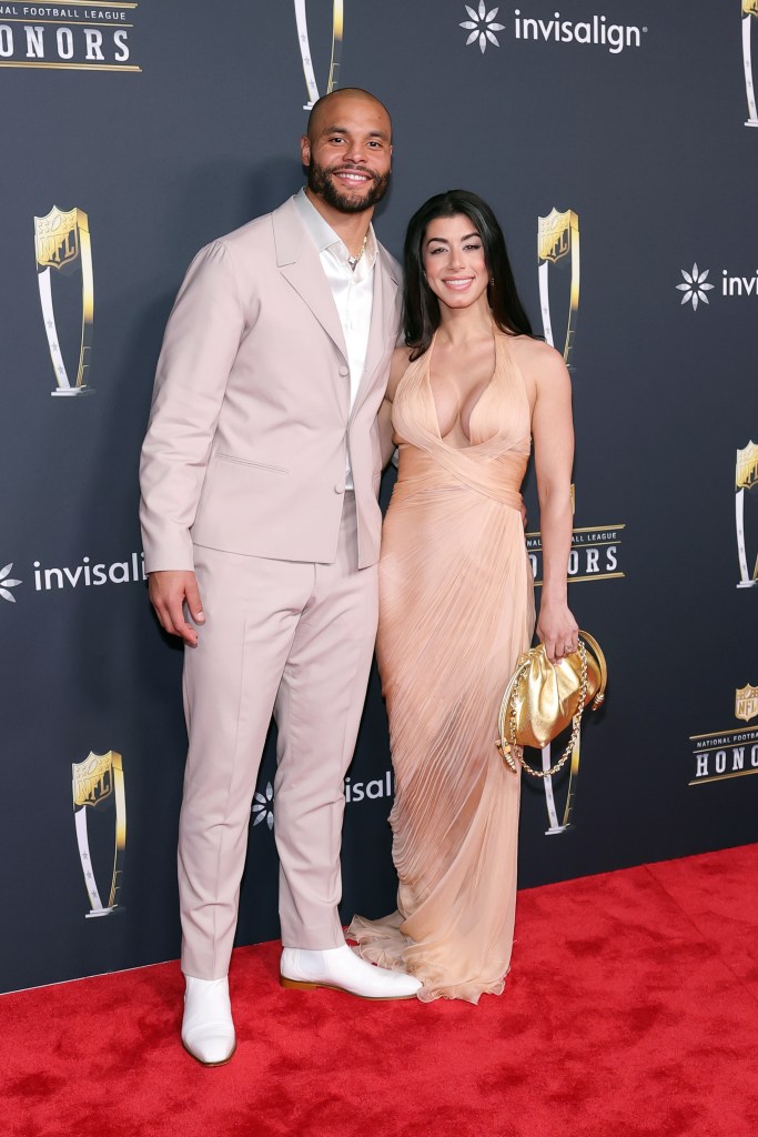 Dak Prescott and Sarah Jane Ramos attend the 15th Annual NFL Honors