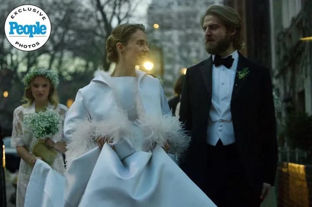 Maya Hawke and Christian Lee Hutson marry with her parents Ethan Hawke and Uma Thurman and Stranger Things co-stars attending (Finn Wolfhard, Gaten Matarazzo, Caleb McLaughlin, Sadie Sink, Natalia Dyer and Joe Keery)