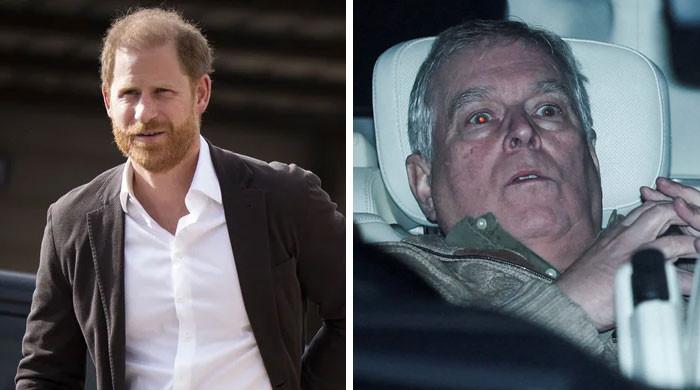 Prince Harry takes strong stance as reporter asks about Andrew arrest Prince Harry takes strong stance as reporter asks about Andrew arrest