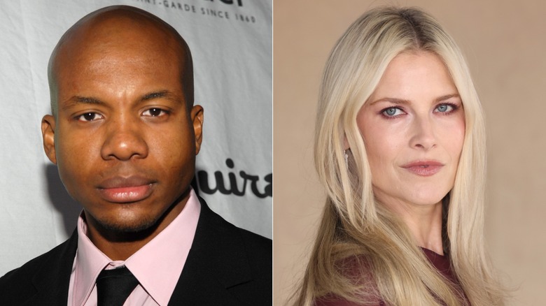 Split image of Leonard Roberts and Ali Larter.