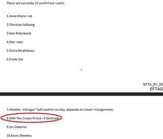 Danish Royal House denies King Frederik met Jeffrey Epstein after his name appears several times in Epstein files as a dinner guest