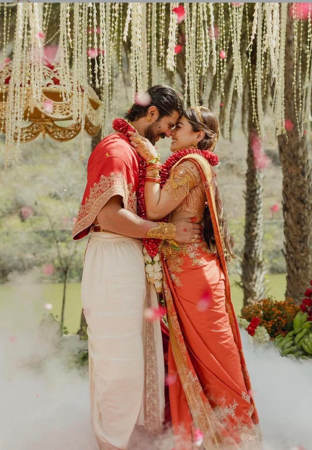 Popular Indian Actors Rashmika and Vijay got married on 26 February, their wedding post with 22 million likes becomes the most liked Post from Asia on Instagram