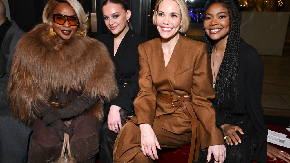 Celebrities Front Row at Michael Kors Fall 2026 Fashion Show Mary J. Blige, Kelsea Ballerini, Leslie Bibb and Gabrielle Union-Wade