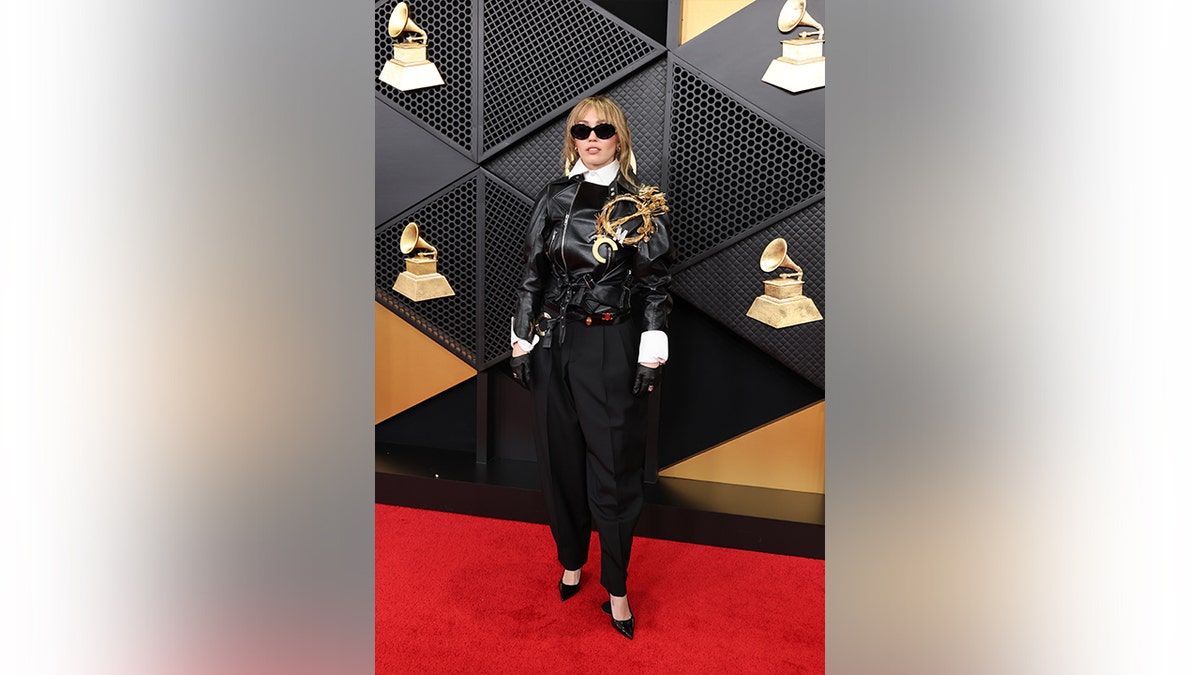 Miley Cyrus at the Grammys