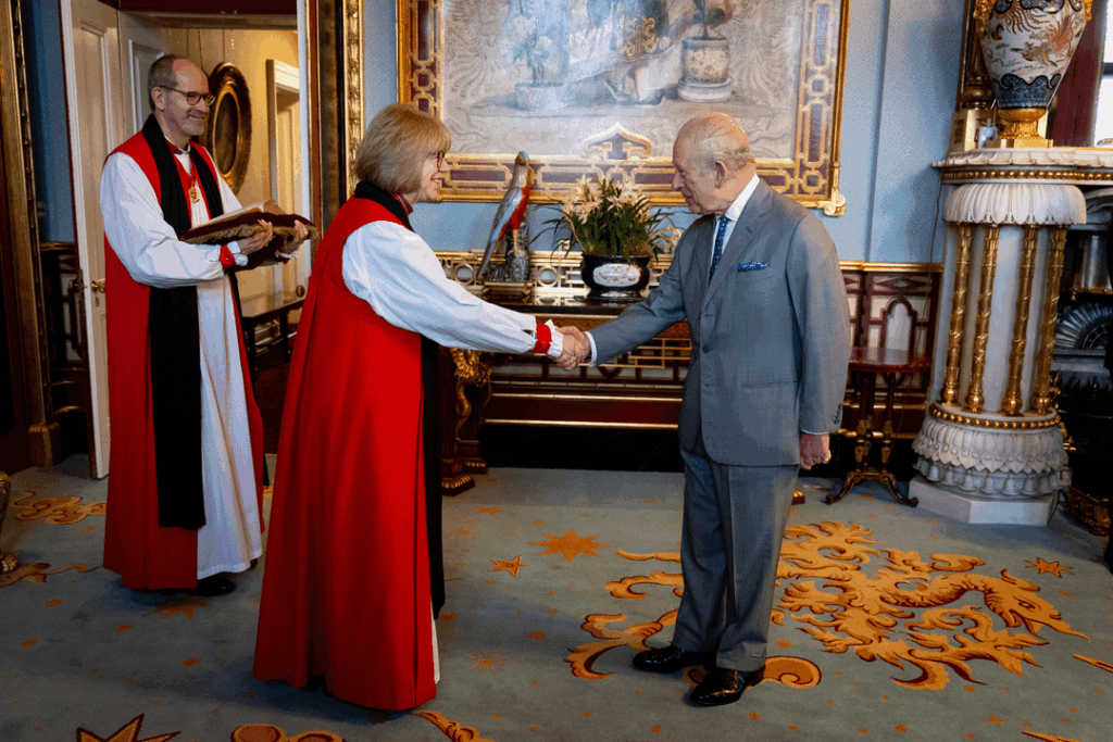 King Charles meets with controversial new Archbishop of Canterbury Sarah Mullally