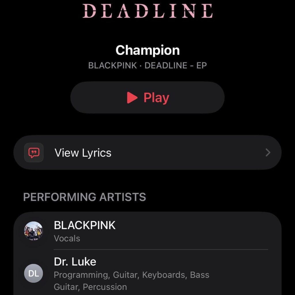 Blackpink has collaborated with Dr Luke for their newest release