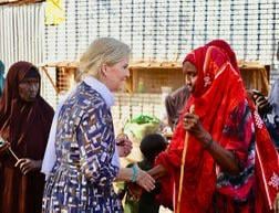 Duchess of Edinburgh is in Somalia