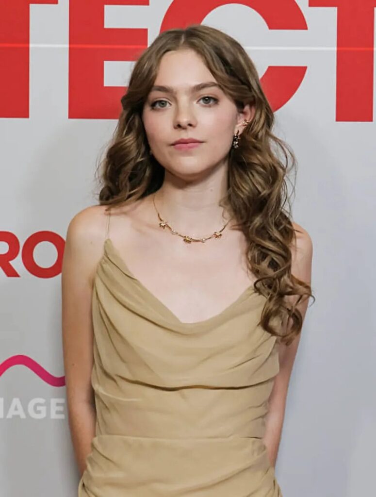 Isabel Myers at the premiere of The Protector movie Feb 26, 202