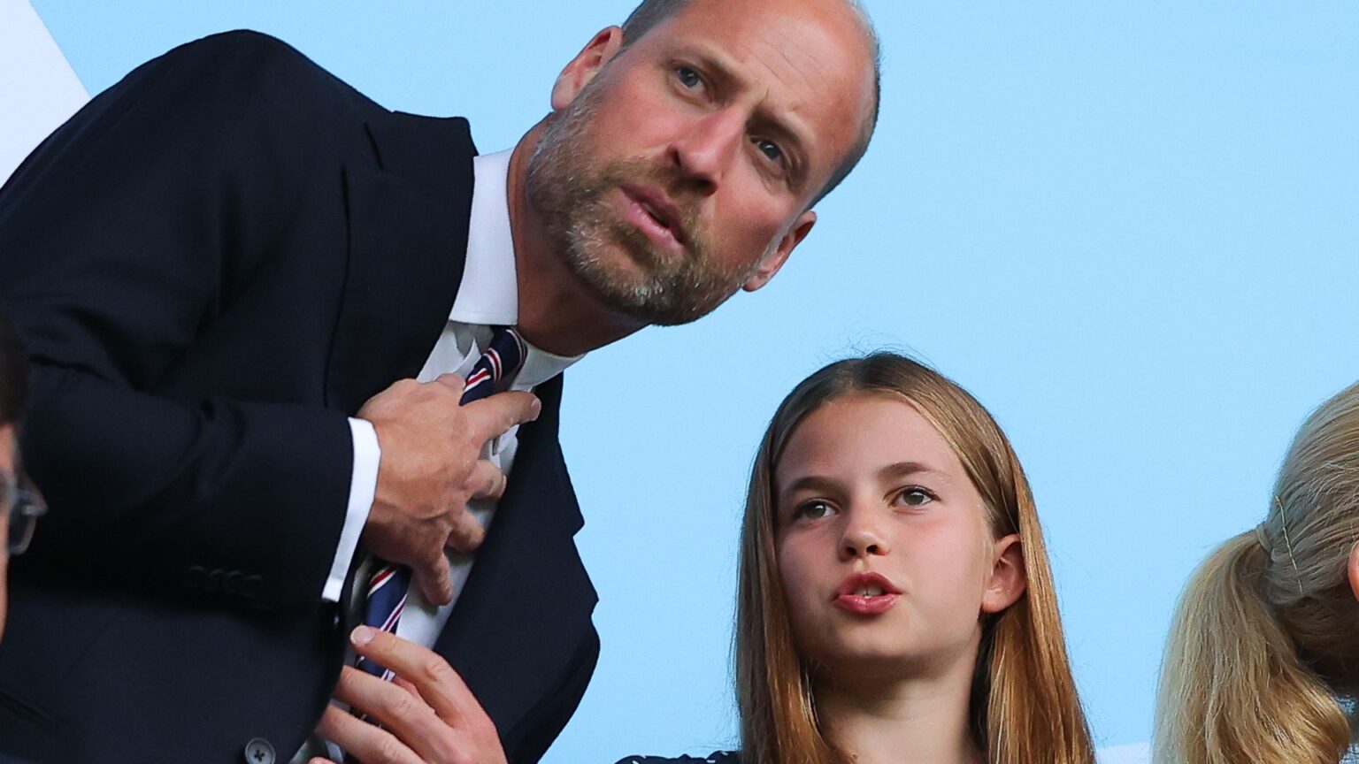 Prince William and Princess Charlotte