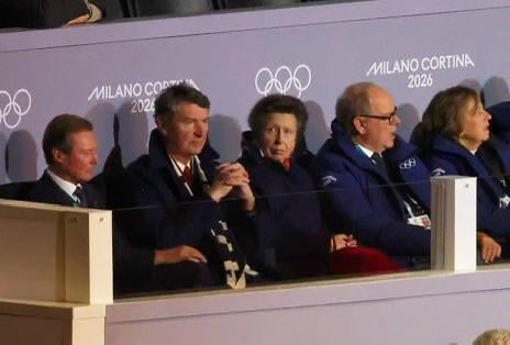 Euro royals at the Winter Olympics: Princess Anne, Prince Albert, Princess Nora of Liechtenstein and the Grand Duke of Luxembourg