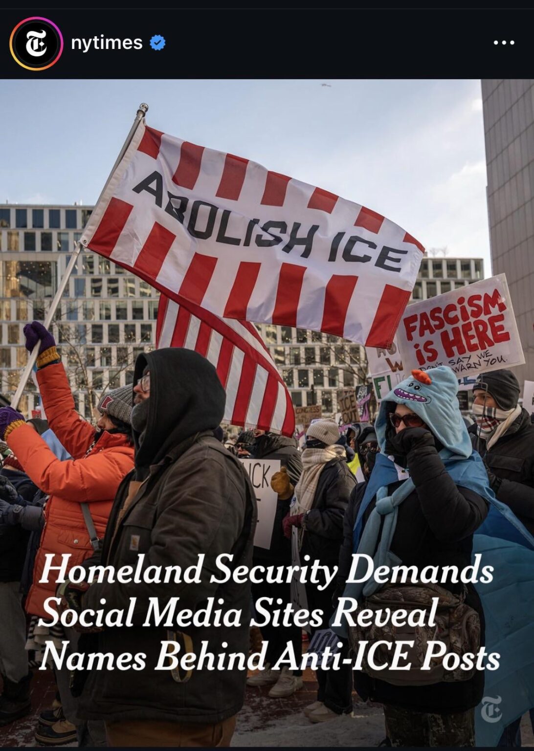 DHS subpoenas Social media companies to reveal identities of Americans who criticize ICE. Requested information includes names, email addresses, phone numbers.