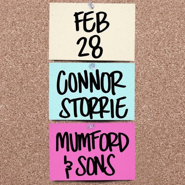 SNL announces Connor Storrie and Mumford and Sons for February 28th