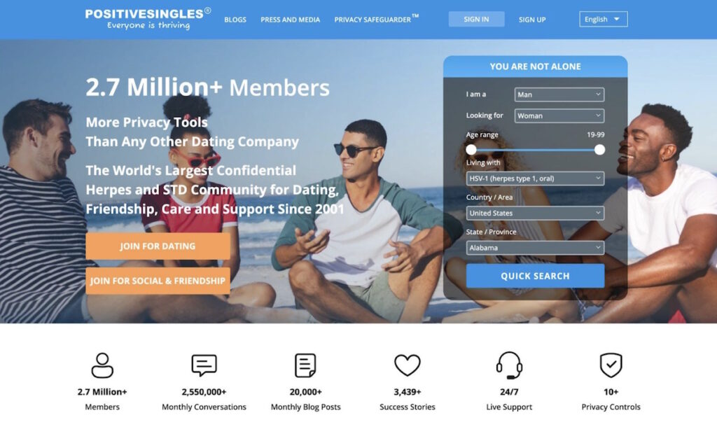 Positive Singles Launches Lifetime Membership for Celebrities